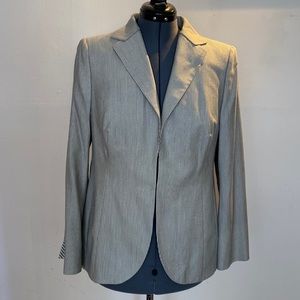 AKRIS cashmere/silk blazer US14 F46 D44